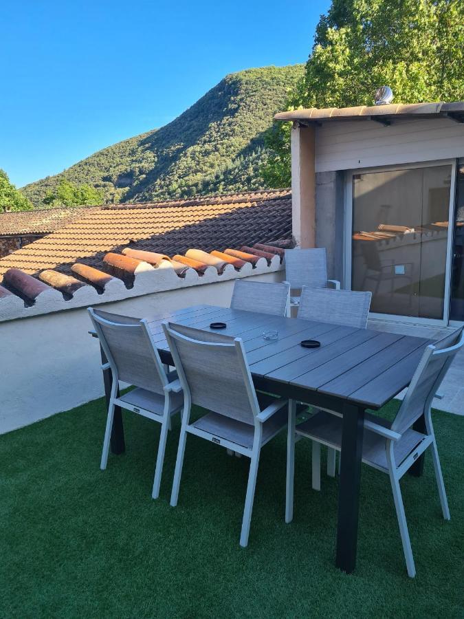 Magnifique Appartement Avec Terrasse Besseges ภายนอก รูปภาพ